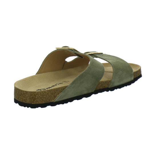 Tamaris Pantoletten Damen oliv