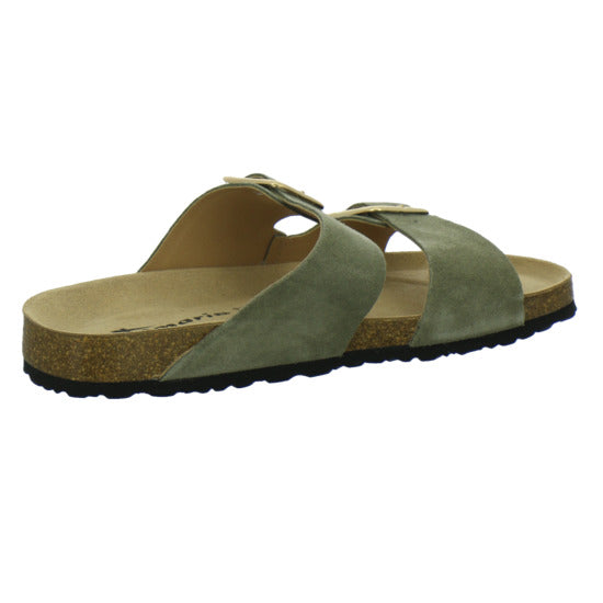 Tamaris Pantoletten Damen oliv