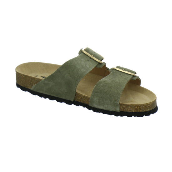 Tamaris Pantoletten Damen oliv