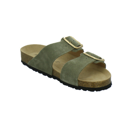 Tamaris Pantoletten Damen oliv