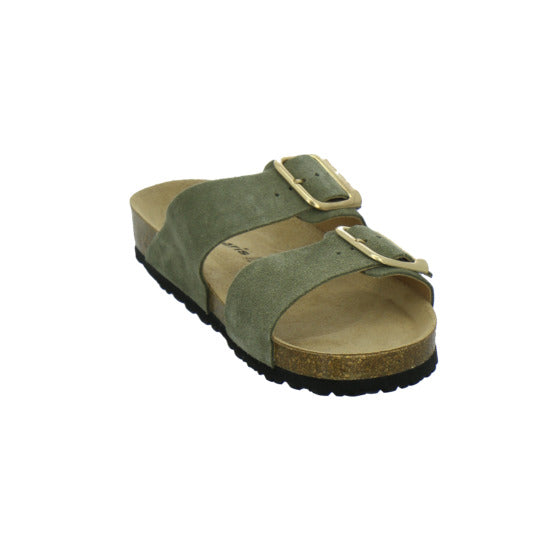 Tamaris Pantoletten Damen oliv