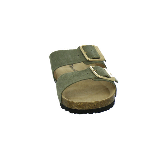 Tamaris Pantoletten Damen oliv