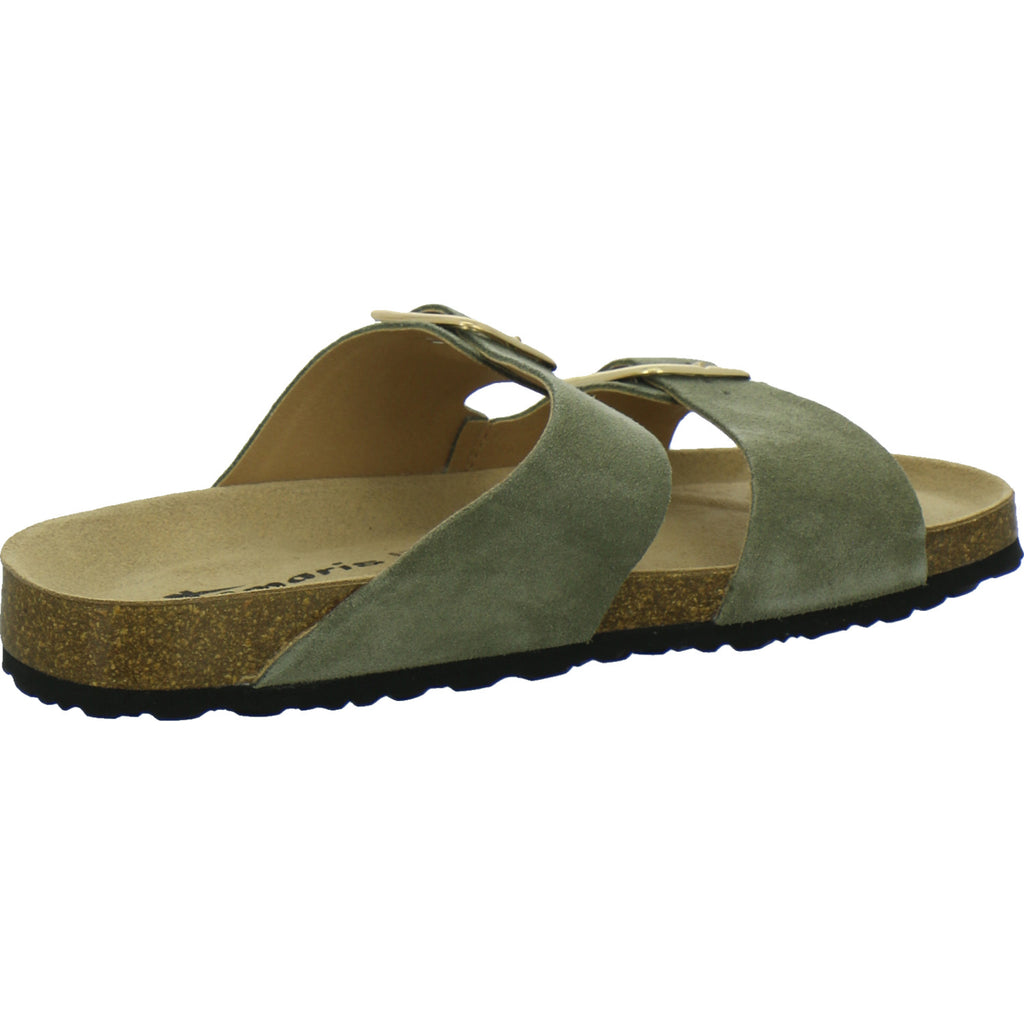 Tamaris Pantoletten Damen oliv
