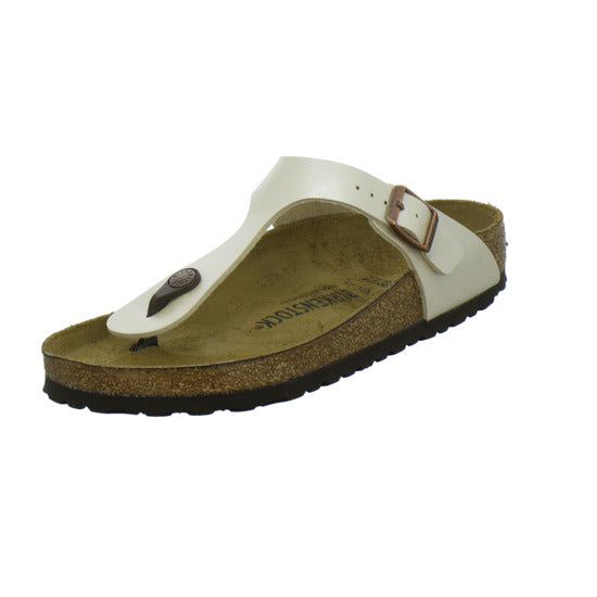 Birkenstock Gizeh Pantoletten Beige - 360° Ansicht