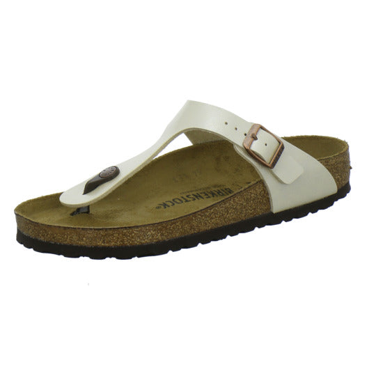 Birkenstock Gizeh Pantoletten Beige - 360° Ansicht