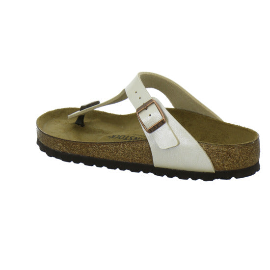 Birkenstock Gizeh Pantoletten Beige - 360° Ansicht