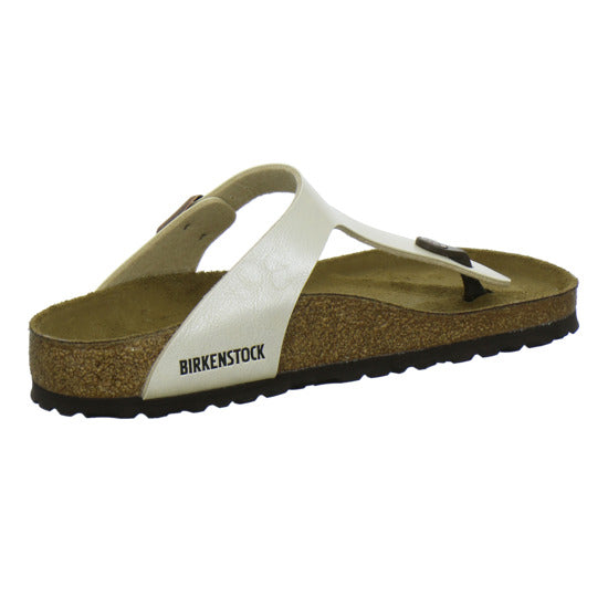Birkenstock Gizeh Pantoletten Beige - 360° Ansicht