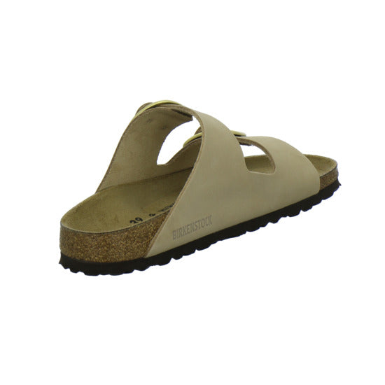 Birkenstock Arizona Big Buckle Pantoletten Beige - 360° Ansicht