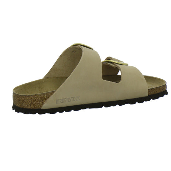 Birkenstock Arizona Big Buckle Pantoletten Beige - 360° Ansicht