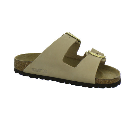 Birkenstock Arizona Big Buckle Pantoletten Beige - 360° Ansicht