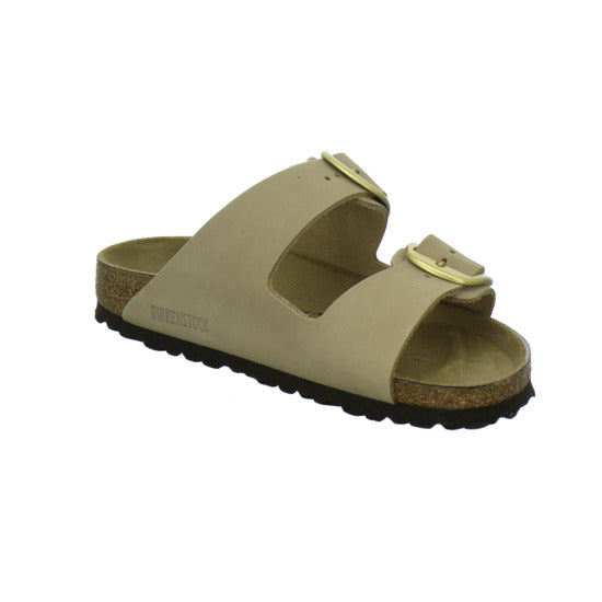 Birkenstock Arizona Big Buckle Pantoletten Beige - 360° Ansicht