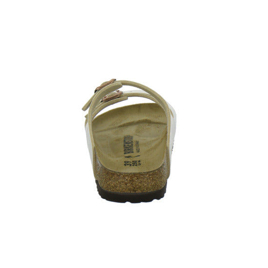 Birkenstock Florida Pantoletten Beige - 360° Ansicht
