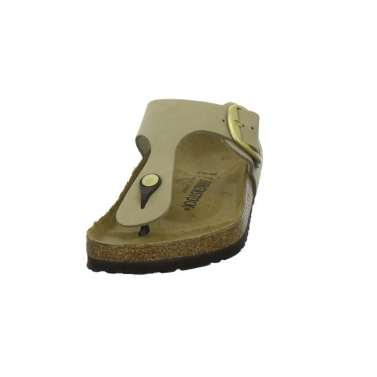 Birkenstock Gizeh BB Pantoletten Beige - 360° Ansicht