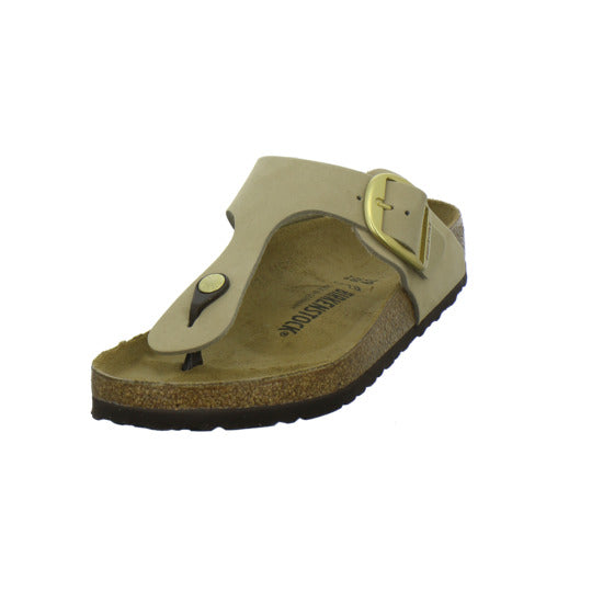 Birkenstock Gizeh BB Pantoletten Beige - 360° Ansicht