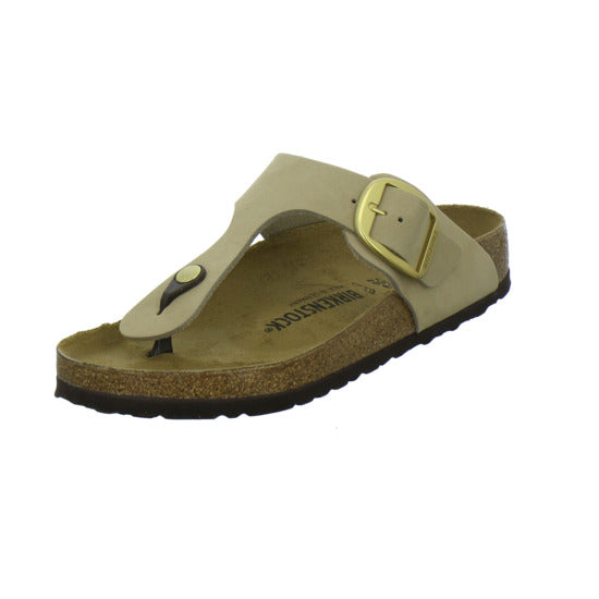Birkenstock Gizeh BB Pantoletten Beige - 360° Ansicht