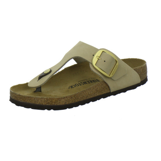 Birkenstock Gizeh BB Pantoletten Beige - 360° Ansicht