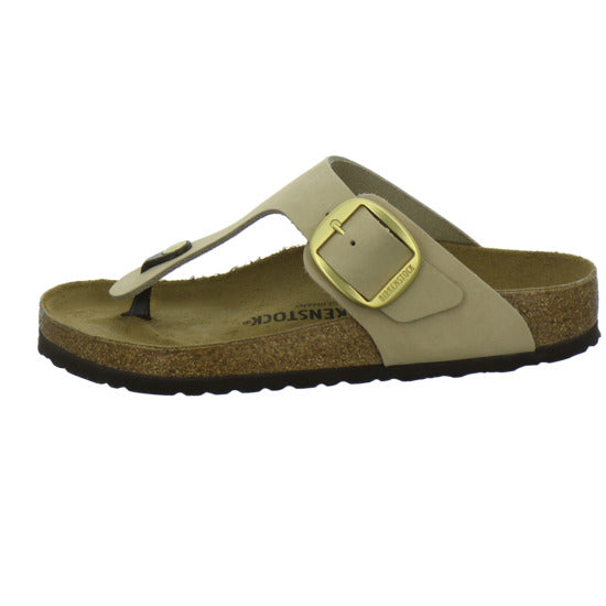 Birkenstock Gizeh BB Pantoletten Beige - 360° Ansicht