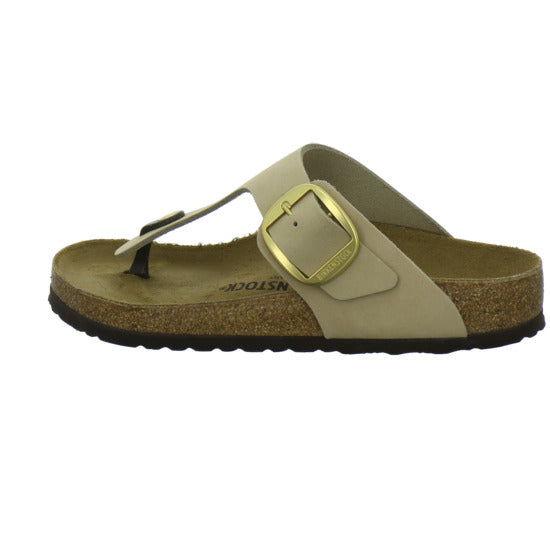 Birkenstock Gizeh BB Pantoletten Beige - 360° Ansicht