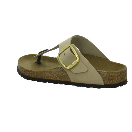 Birkenstock Gizeh BB Pantoletten Beige - 360° Ansicht