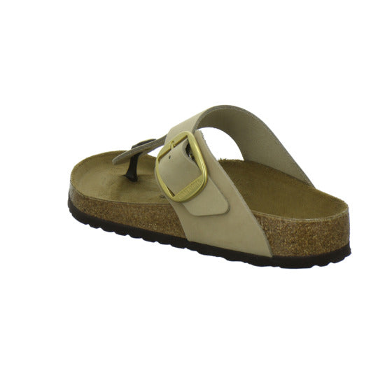 Birkenstock Gizeh BB Pantoletten Beige - 360° Ansicht