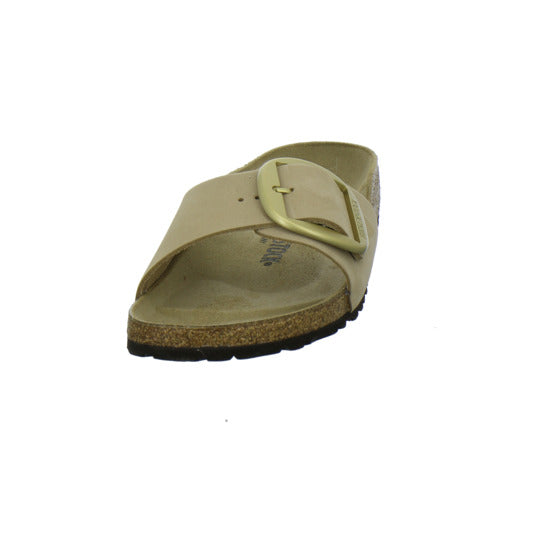 Birkenstock Madrid BB Pantoletten Beige - 360° Ansicht