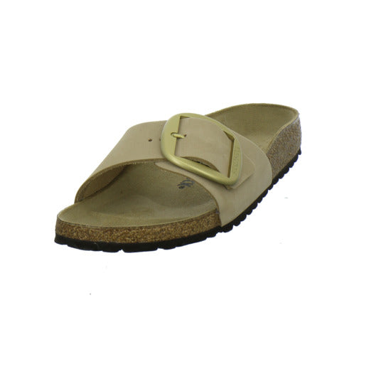 Birkenstock Madrid BB Pantoletten Beige - 360° Ansicht