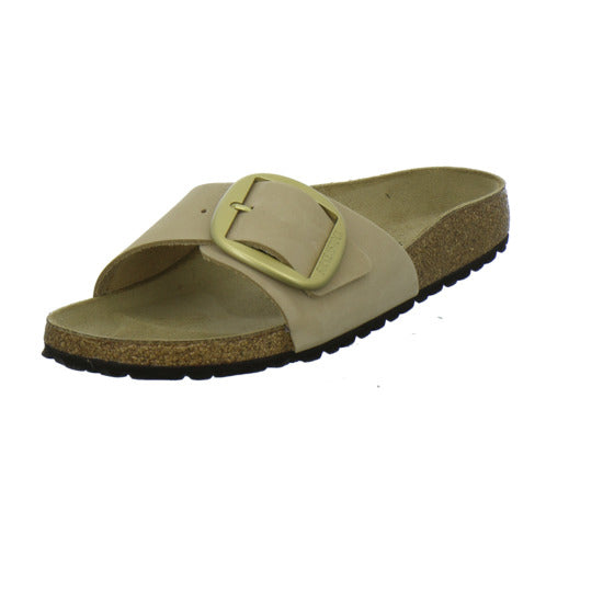 Birkenstock Madrid BB Pantoletten Beige - 360° Ansicht