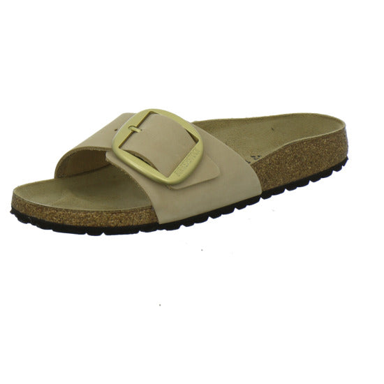 Birkenstock Madrid BB Pantoletten Beige - 360° Ansicht