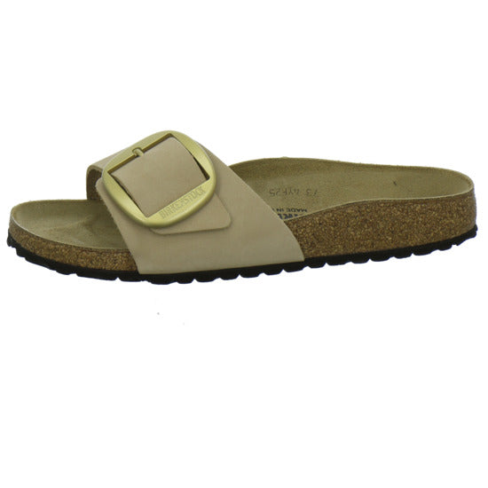 Birkenstock Madrid BB Pantoletten Beige - 360° Ansicht