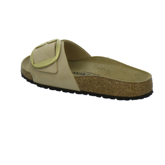 Birkenstock Madrid BB Pantoletten Beige - 360° Ansicht