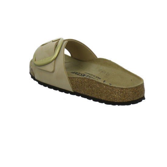 Birkenstock Madrid BB Pantoletten Beige - 360° Ansicht