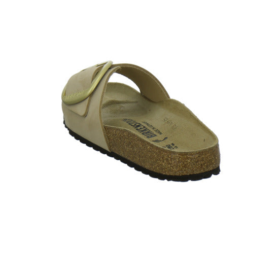 Birkenstock Madrid BB Pantoletten Beige - 360° Ansicht