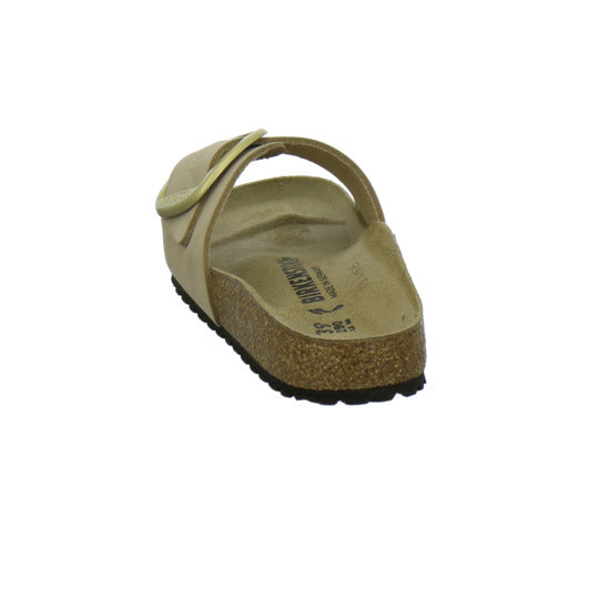 Birkenstock Madrid BB Pantoletten Beige - 360° Ansicht