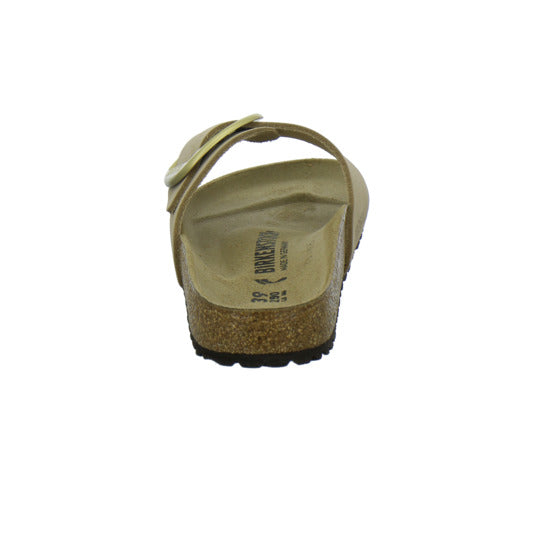 Birkenstock Madrid BB Pantoletten Beige - 360° Ansicht
