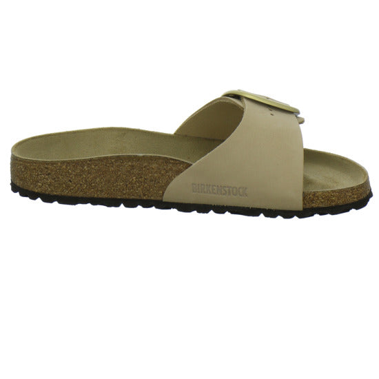 Birkenstock Madrid BB Pantoletten Beige - 360° Ansicht