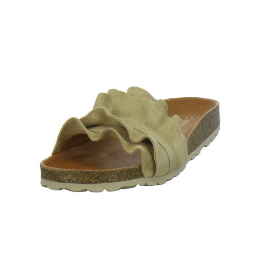 Verbenas Pantoletten Beige - 360° Ansicht
