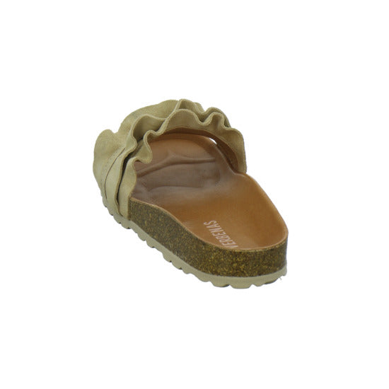 Verbenas Pantoletten Beige - 360° Ansicht
