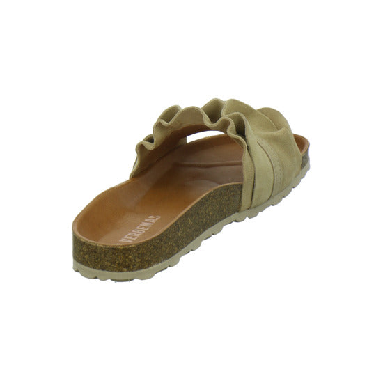 Verbenas Pantoletten Beige - 360° Ansicht