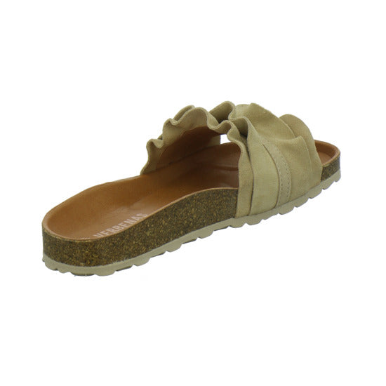 Verbenas Pantoletten Beige - 360° Ansicht