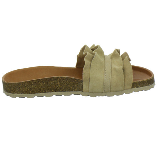 Verbenas Pantoletten Beige - 360° Ansicht