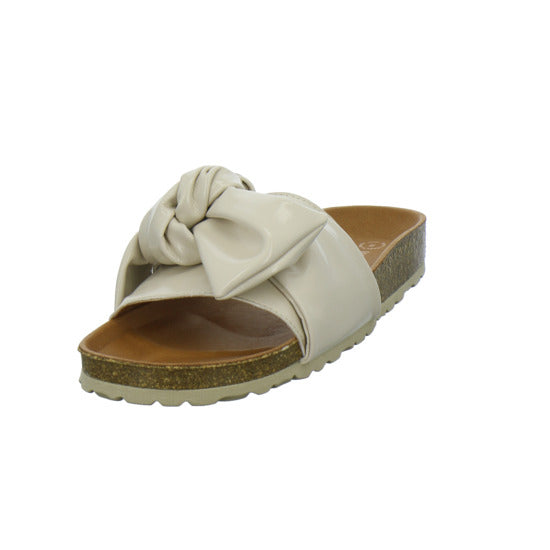 Verbenas Pantoletten Beige - 360° Ansicht