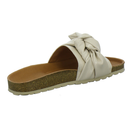 Verbenas Pantoletten Beige - 360° Ansicht