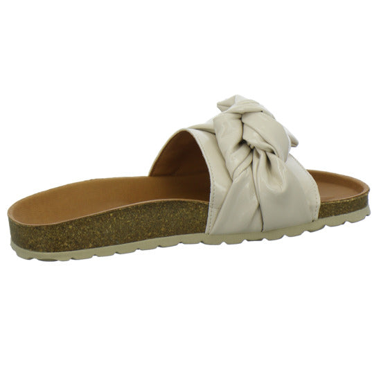 Verbenas Pantoletten Beige - 360° Ansicht