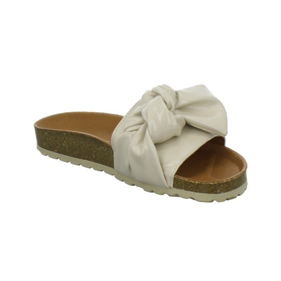 Verbenas Pantoletten Beige - 360° Ansicht