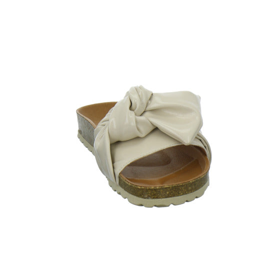 Verbenas Pantoletten Beige - 360° Ansicht