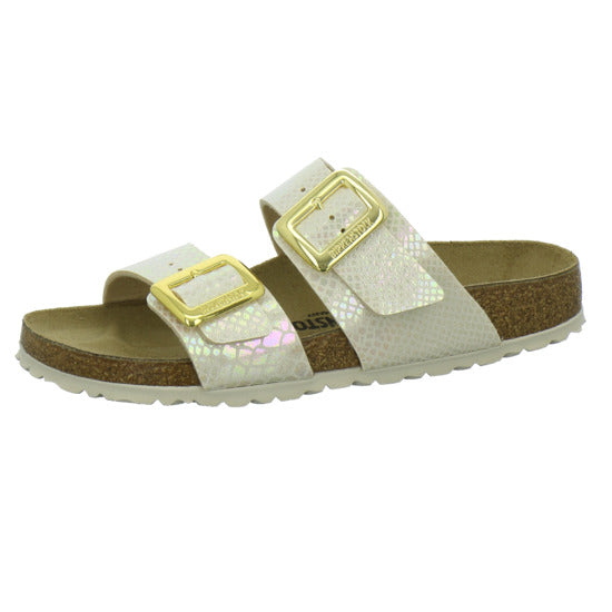 Birkenstock Sydney Cushion Buckle Pantoletten Beige