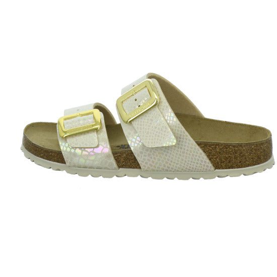 Birkenstock Sydney Cushion Buckle Pantoletten Beige
