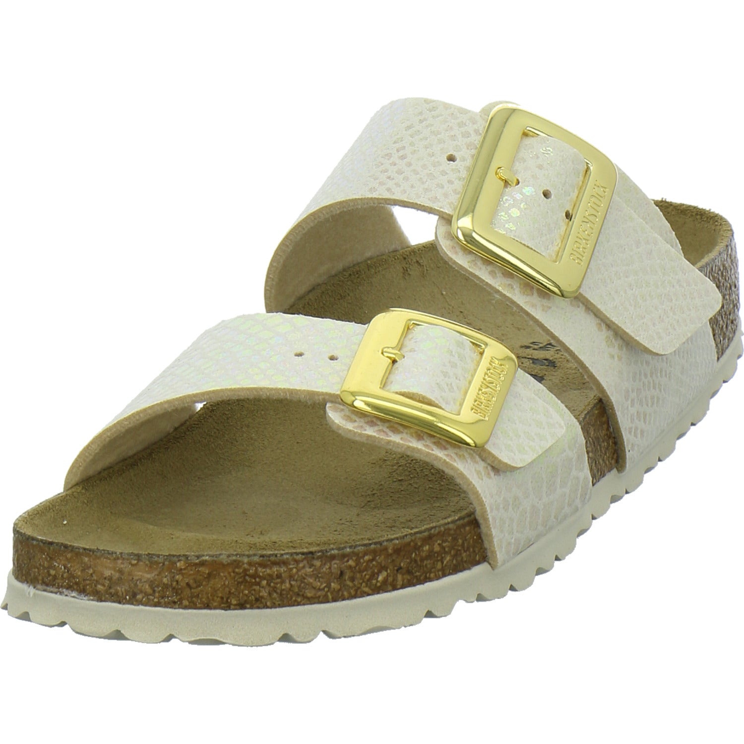 Birkenstock Sydney Cushion Buckle Pantoletten Beige
