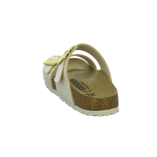 Birkenstock Sydney Cushion Buckle Pantoletten Beige