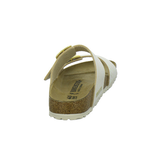 Birkenstock Sydney Cushion Buckle Pantoletten Beige